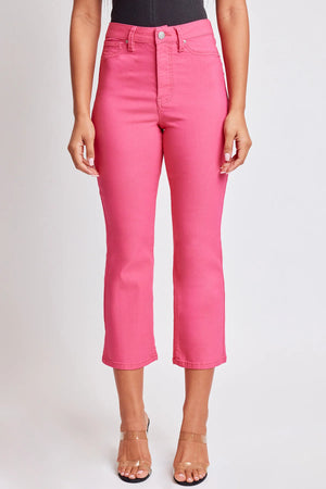 Hyperstretched Cropped Kick Flare Pants