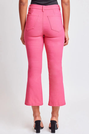 Hyperstretched Cropped Kick Flare Pants