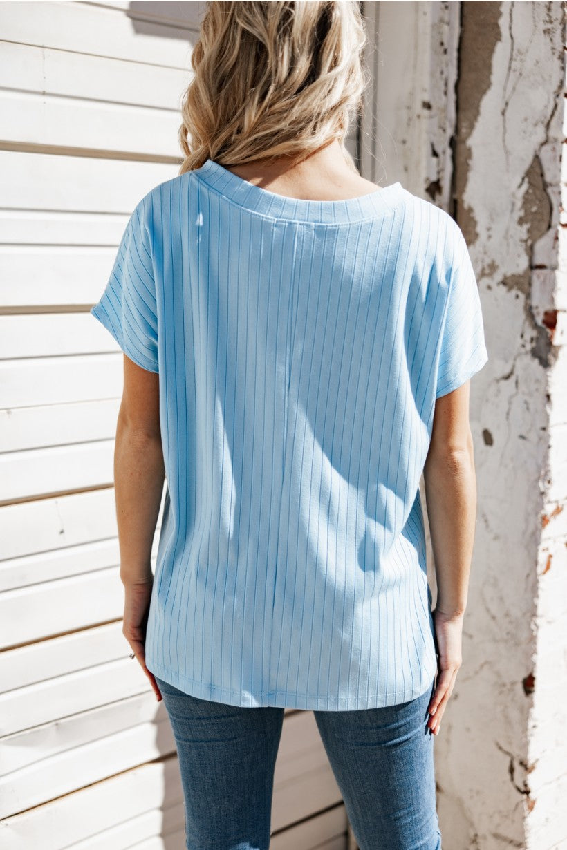 Relaxed Ribbed Top
