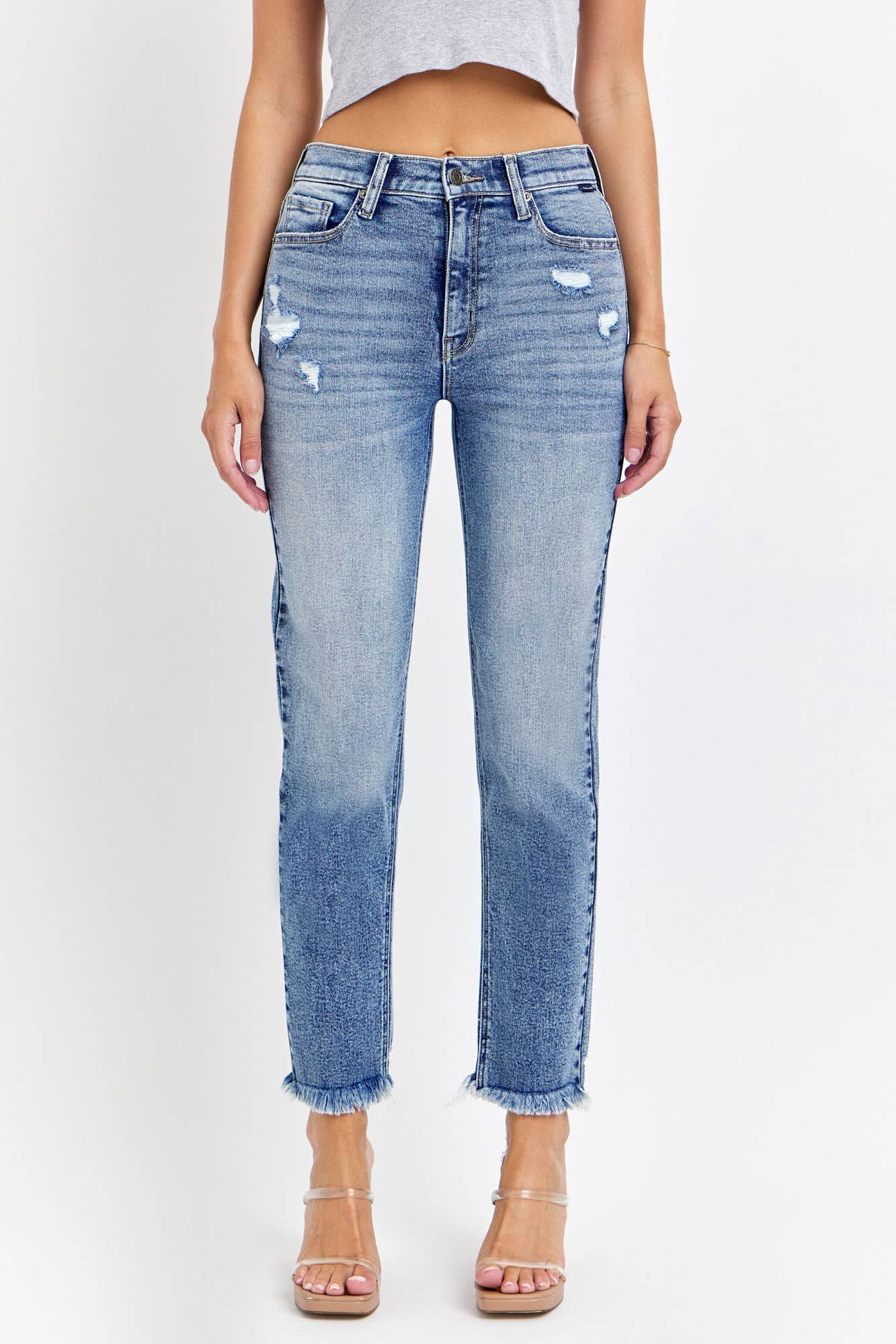 Cello High Rise Mom Jean