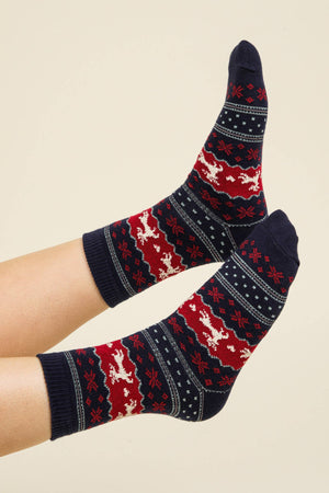 Christmas Graphic Crew Socks