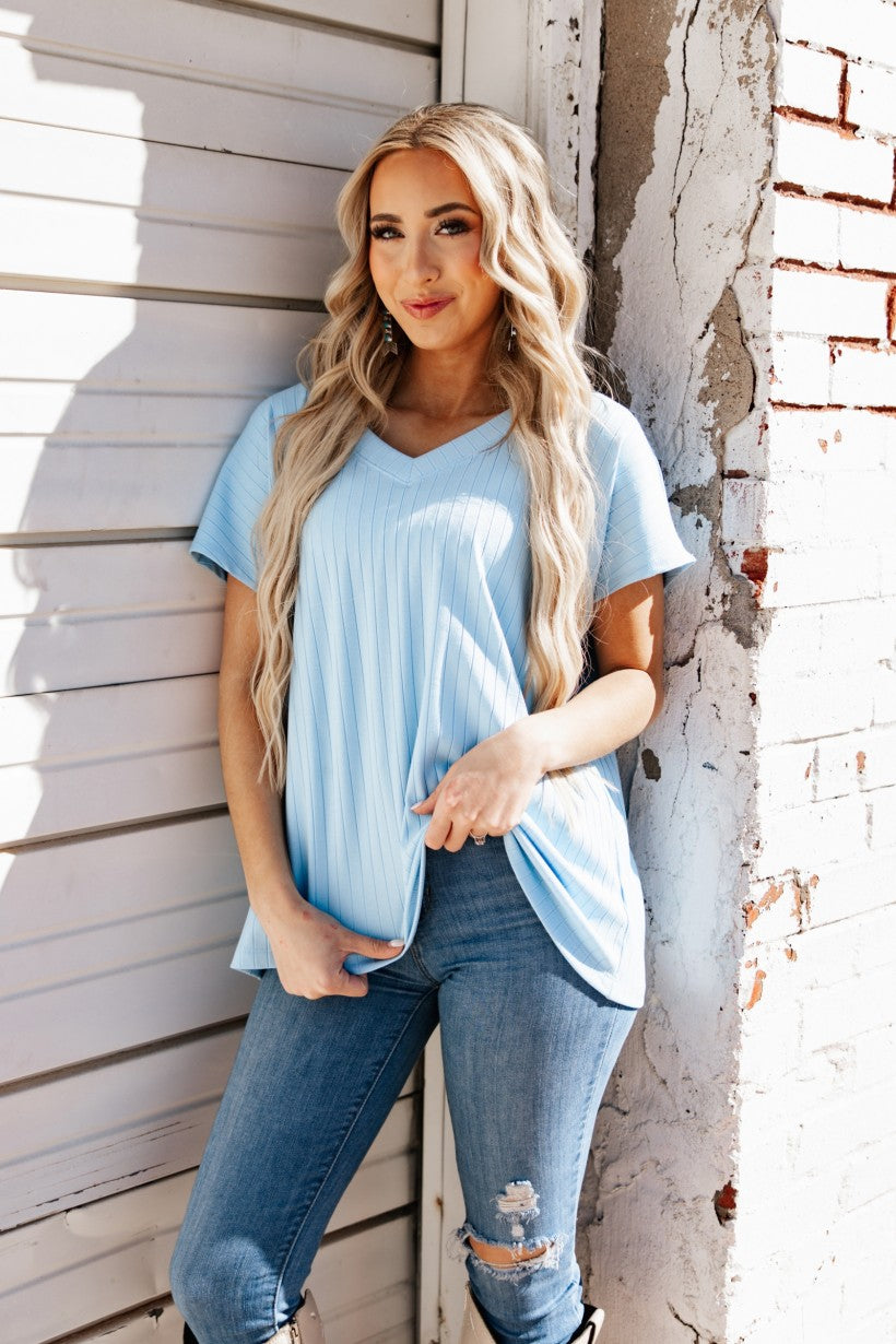 Relaxed Ribbed Top