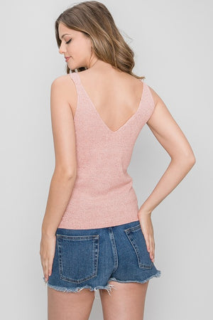 V-Neck Sweater Tank