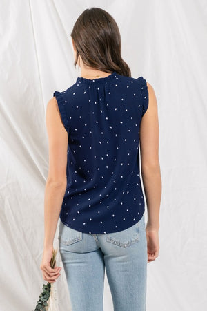 Speckled Sleeveless Top