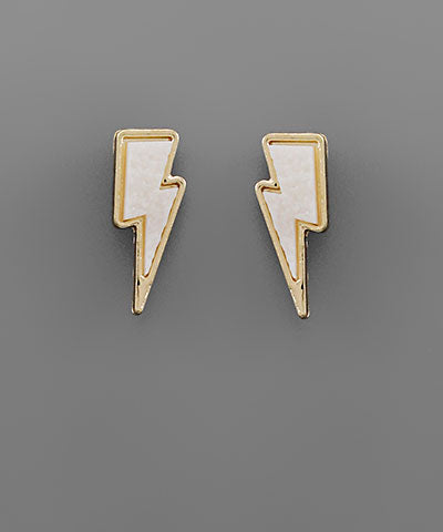 Druzy & Gold Earrings