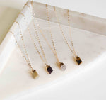 Clear Mind Crystal Stone Pendant Necklace
