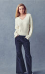 High Rise Corduroy Pants in Indigo