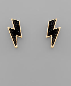Druzy & Gold Earrings